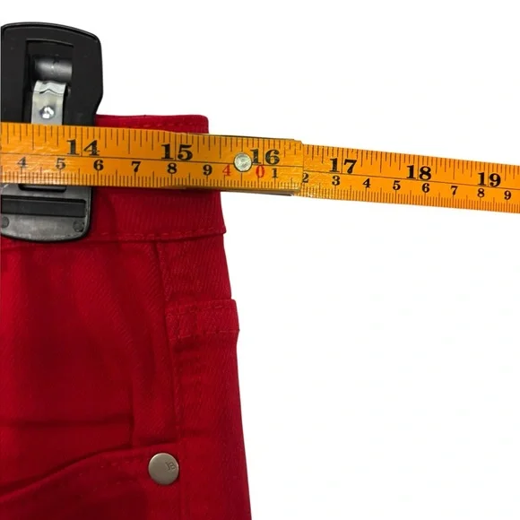 NEW Judy Blue Red Highwaisted Stretch Straight leg Jeans Size 9/29 - Picture 9 of 12